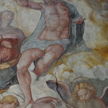 Particolare del Giudizio Universale – San Gregorio da Sassola (Rm)